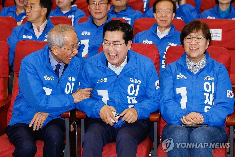 박찬대, 이재명 과반 출구조사에 ‘내란정권 불호령’