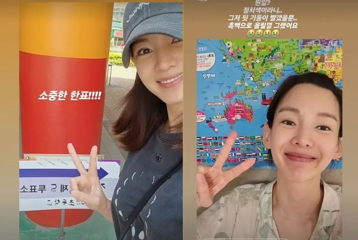 “빨간 기둥에 담긴 오해”…정가은, 투표 인증샷 논란→직접 해명 나선 이유