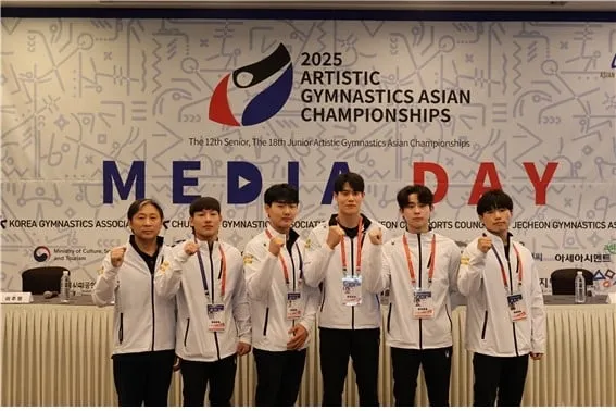 “동메달 기대감 고조”…남자 체조대표팀, 안방 아시아선수권→시상대 각오