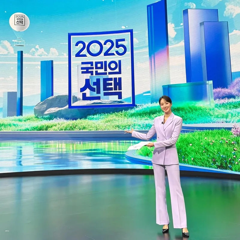 “좋은 소식 가득하길”…주시은, 선거방송 마무리→진심 어린 소회 / 아나운서 주시은 인스타그램