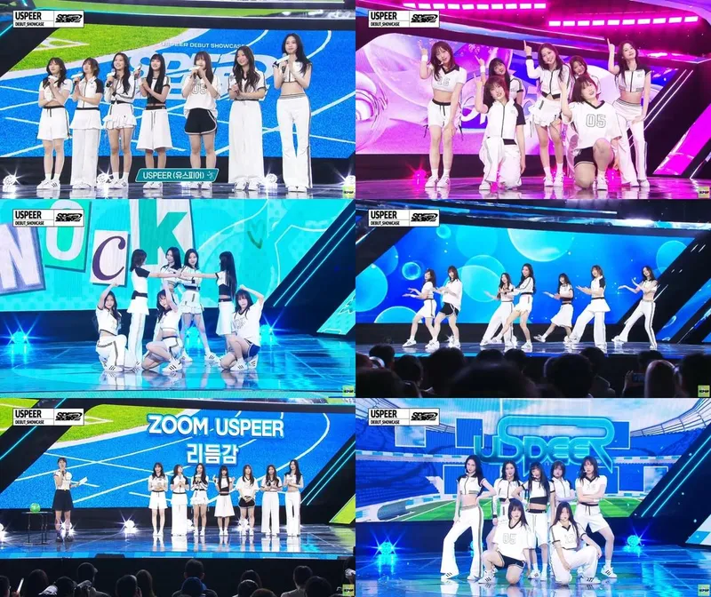 “무대가 꿈이 됐다”…USPEER, ‘엠카운트다운’ 데뷔→에너지 폭발