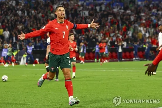“결승골 작렬”…호날두, 독일전 극적 역전포→포르투갈 네이션스리그 결승행