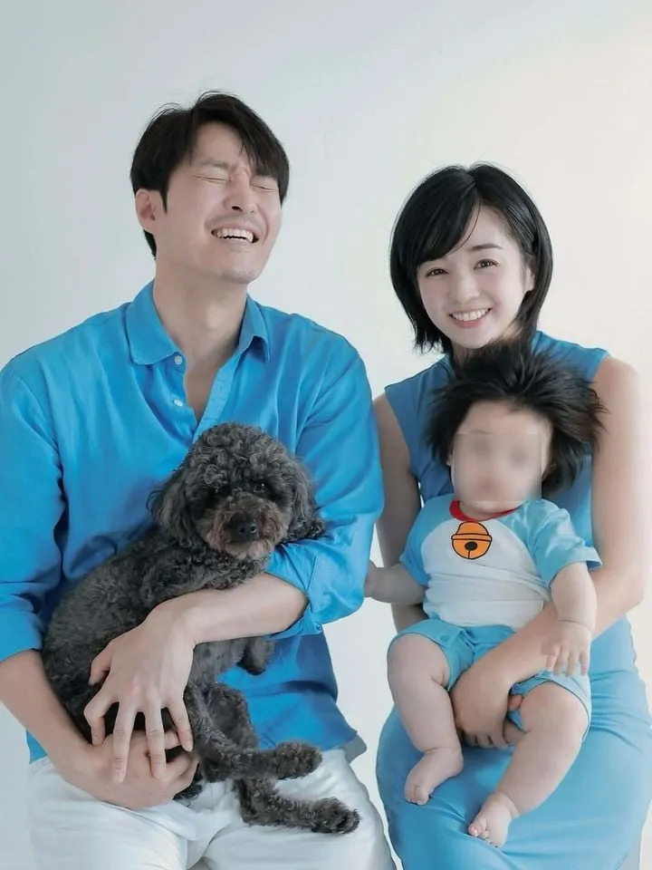 “머리숱 풍성 눈망울 그대로”…심형탁·사야, 하루 안고 웃음→100일 가족사진