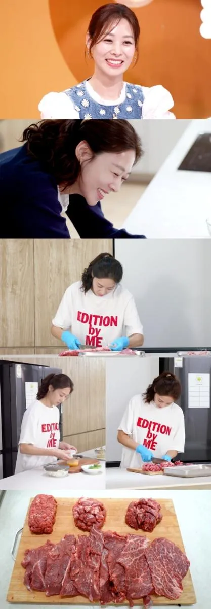 “쌍칼로 거침없이”…장신영, ‘편스토랑’ 반찬 여왕→5000원 한 상 비밀 / KBS 2TV ‘신상출시 편스토랑’