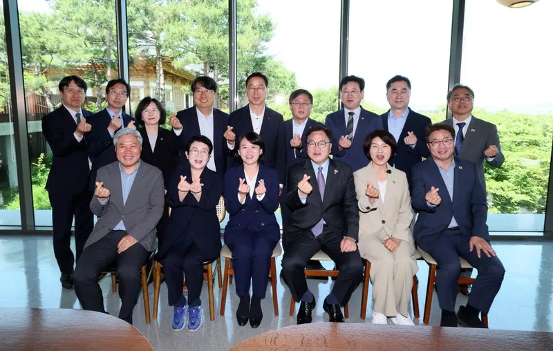 우원식 국회의장, 기후 중심 입법 촉구