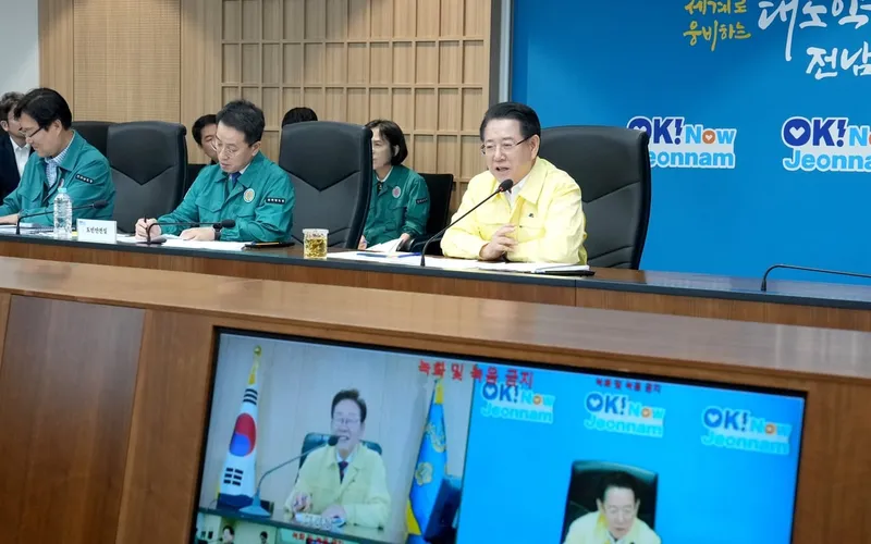김영록 전남지사, 지방하천 관리 국가책임 촉구