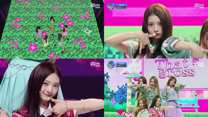“상큼 에너지 폭발”…HITGS(힛지스) ‘GROSS’ 첫 무대→음방 심장 흔들다