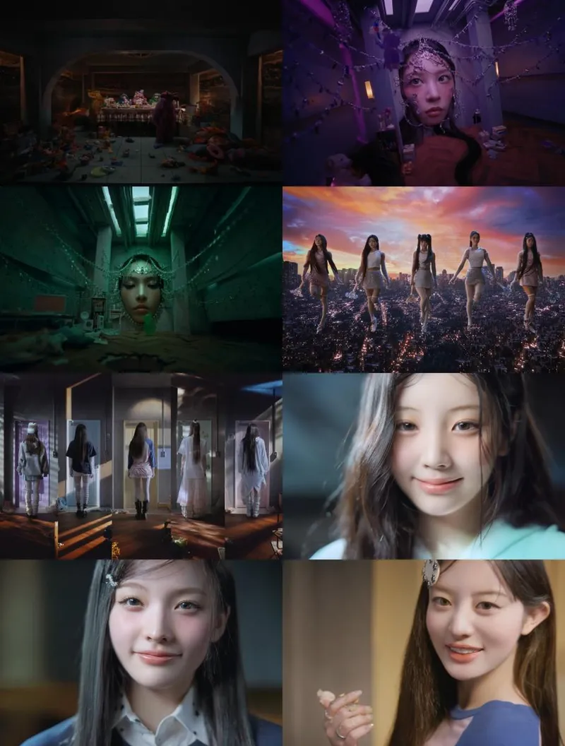 “마법 소녀의 용기”…아일릿, ‘bomb’ 필름 속 강렬 변신→팬들 시선 집중 / 아일릿 ‘bomb’ 브랜드 필름 (little monster MV) 캡처