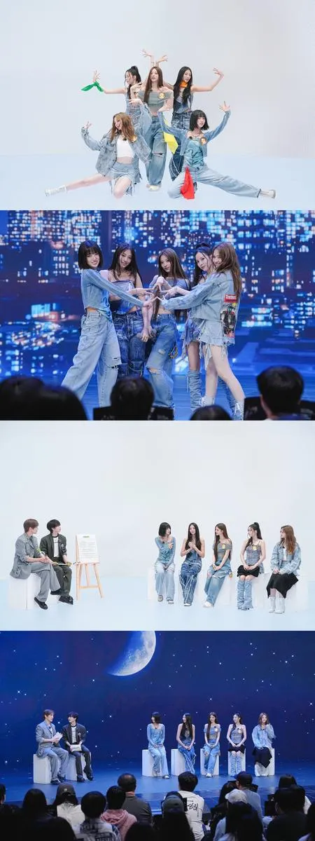 “필살 애교에 빵 터졌다”…MEOVV, ‘주간아이돌’ 안무·상황극→반전 매력 터졌다