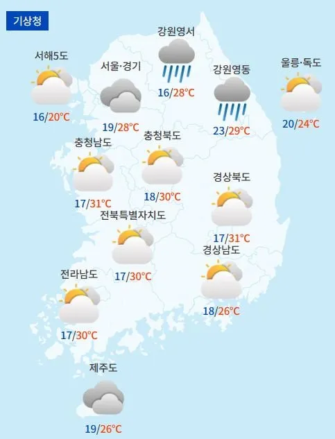 전국날씨예보 / 케이웨더