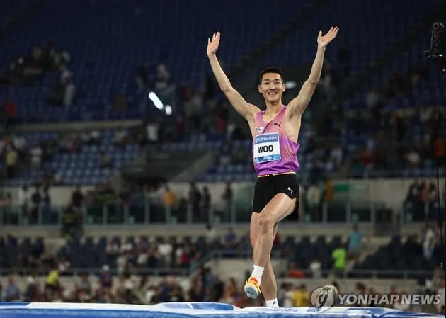“2m32 대역전”…우상혁, 로마 다이아몬드리그 제패→국제대회 6연승 질주