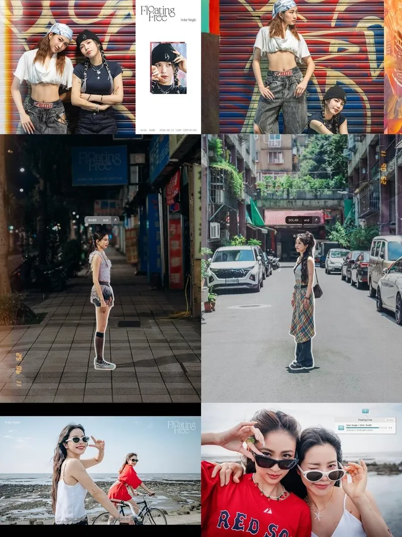 “국경 뛰어넘은 우정”…솔라X9m88, ‘Floating Free’로 감성 연결→타이베이 설렘 예고 / 알비더블유