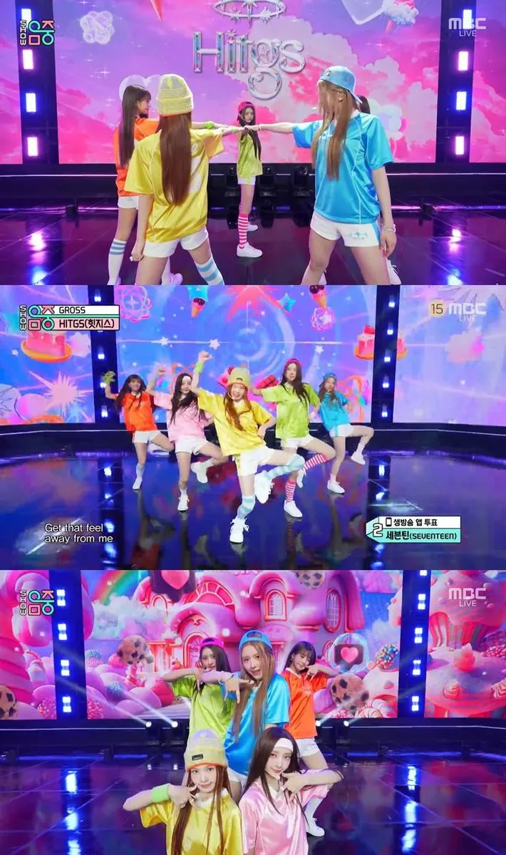 “스포티 소녀력 폭발”…HITGS(힛지스), ‘음악중심’ 무대 위 에너지→관객 사로잡았다 / MBC