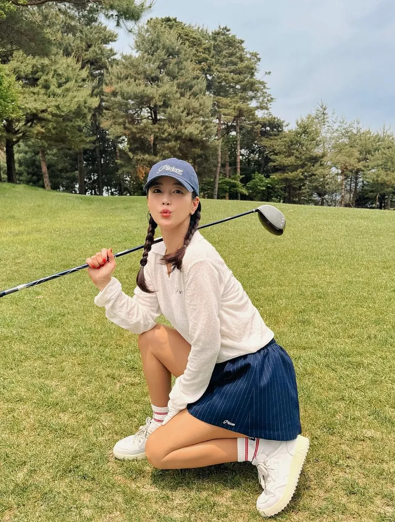 “왜 가끔 쳐야 잘치는 걸까”…기은세, 유쾌한 여름 골프→늘 새롭게 빛난 일상 / 배우 기은세 인스타그램