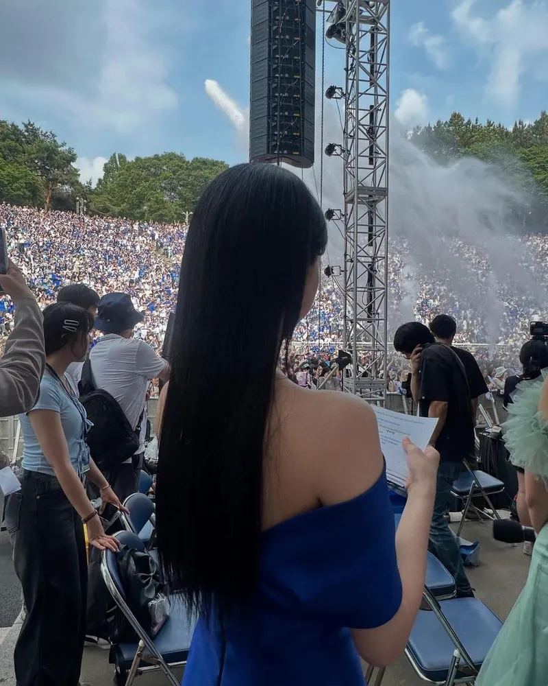 “멈추지 않는 떨림”…한지현, 여름 축제장→청량한 존재감 증명 / 배우 한지현 인스타그램