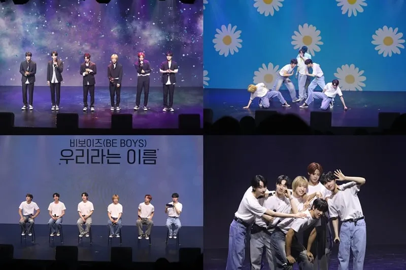 “숨죽인 무대 뒤 설렘”…비보이즈, 데뷔 전 감동→팬미팅 장악 / 오크컴퍼니