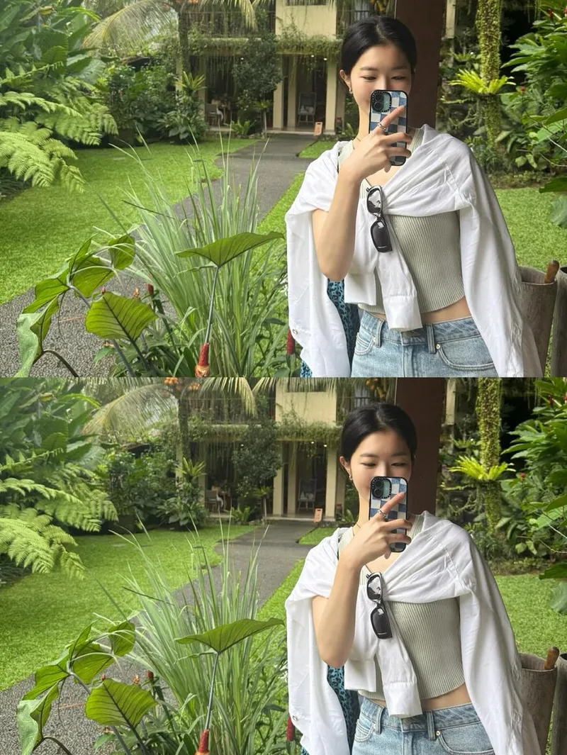 “LOVE BALI”…홍비라, 청량한 미소→여름날 한가로이 스미다 / 배우 홍비라 인스타그램