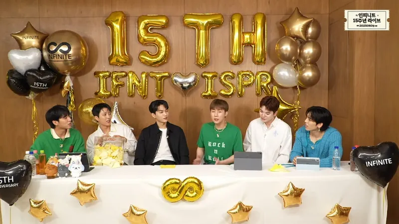 “인스피릿 없으면 우리도 없어”…인피니트, 15주년 진심 고백→팬들 뜨겁게 울려 / 인피니트컴퍼니