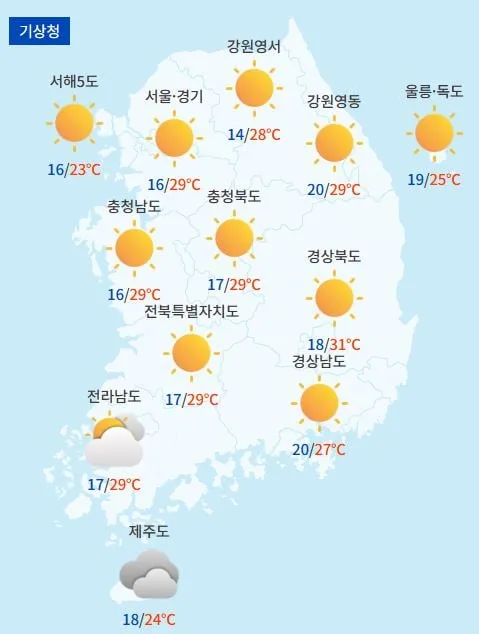 전국날씨예보 / 케이웨더
