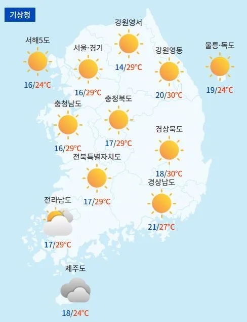 전국날씨예보 / 케이웨더