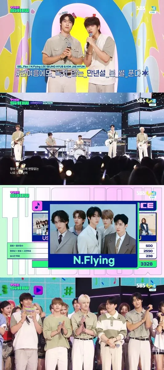 “만년설처럼 영원히”…엔플라잉, 6년 만의 1위→팬들 울컥 / FNC엔터테인먼트
