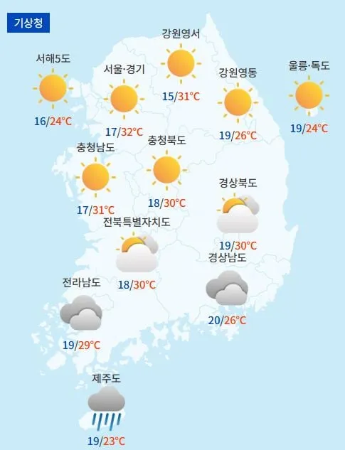 전국날씨예보 / 케이웨더