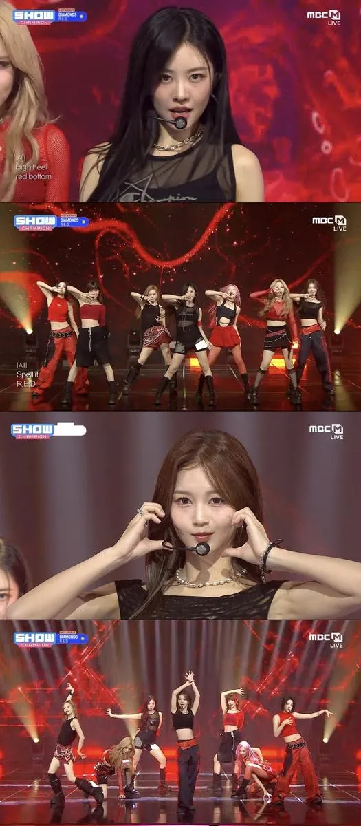 “붉게 타오른 무대”…R.E.D, ‘쇼! 챔피언’ 뜨거운 퍼포먼스→글로벌 존재감 / MBC M