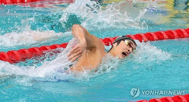 “1분45초85 역영”…김우민, 광주수영선수권 자유형 200m 제패→세계선수권 청신호