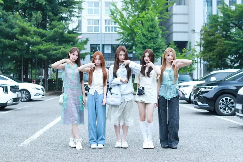 “무대 위 순수한 설렘”…HITGS(힛지스), ‘뮤직뱅크’서 러블리 매력→팬심 흔들다 / 에이치뮤직엔터테인먼트