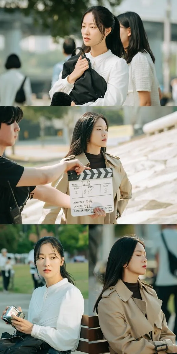 공원 한복판 1대1 팬미팅…‘우리영화’ 전여빈, 이설 앞 선망의 눈빛→훈훈한 교감 시작 / SBS