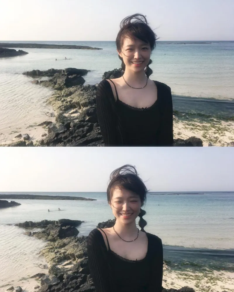 “바다가 보이는 마을”…정보민, 청명한 미소→초여름의 여운 / 배우 정보민 인스타그램