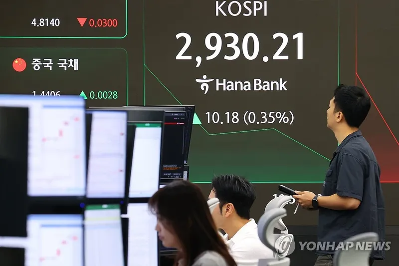 코스피 한달 11% 상승…G20 중 최고 수익률 기록