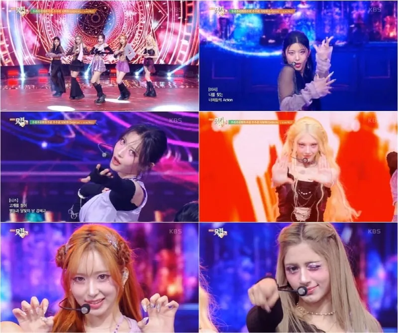 “최초 공개 무대의 주문”…엑신(X:IN), ‘뮤직뱅크’서 SABAHA→팬심 강타