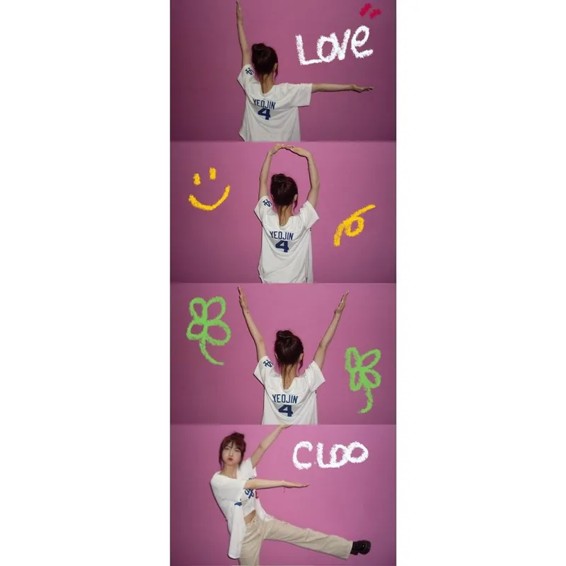 “L O V E”…여진, 재치 넘치는 포즈→초여름 에너지 가득 / 걸그룹 루셈블 여진 인스타그램
