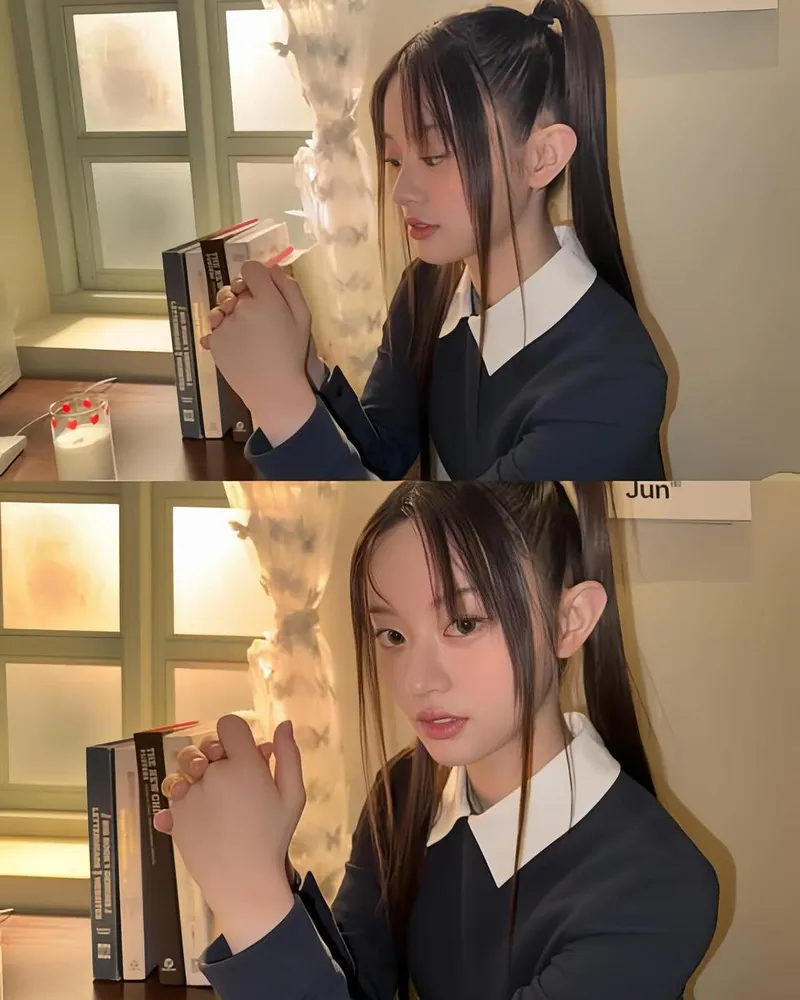 “창밖을 바라보다”…아일릿 민주, 고요한 빛 속→몽환적 순간 / 걸그룹 아일릿 민주 인스타그램