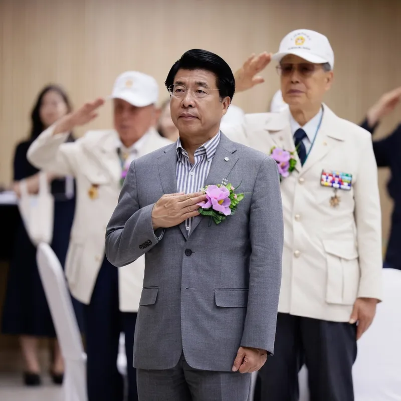송파구 6.25 기념식서 울린 존경의 약속