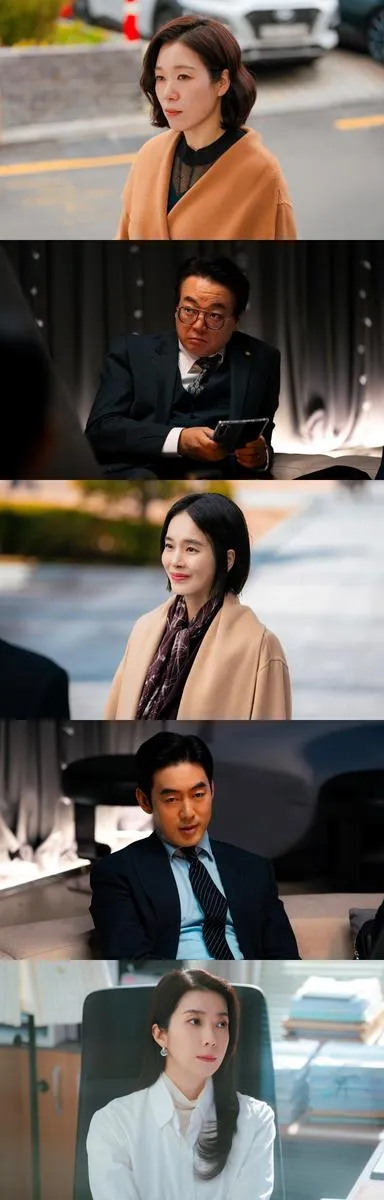 “미스터리한 눈빛”…염혜란·이서환, ‘서초동’ 법조타운 긴장→첫 방송 기대감 폭발 / tvN