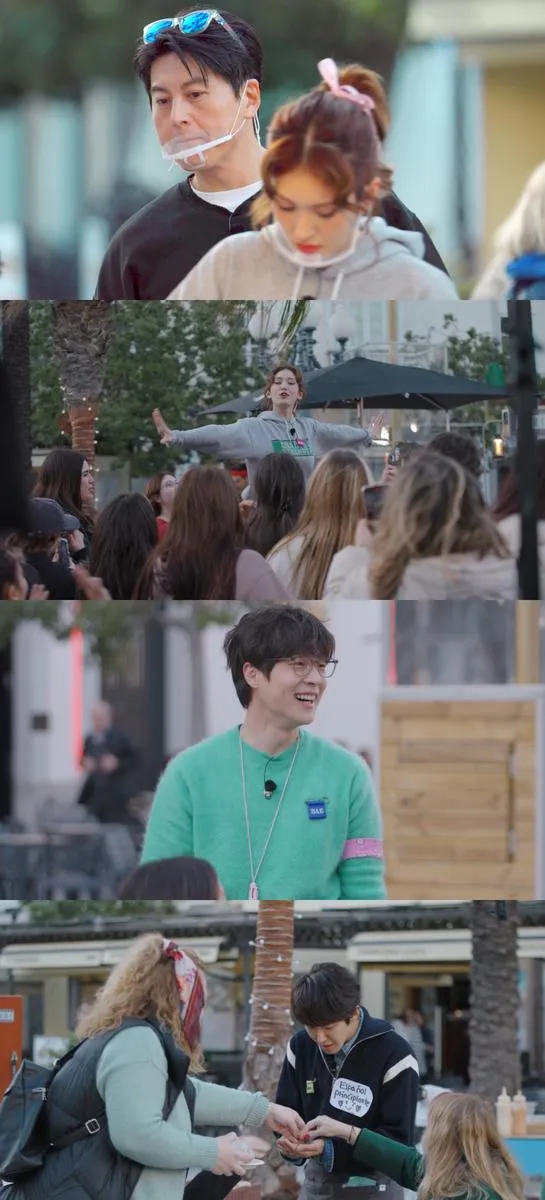 “피리 부는 전소미 이끌자”…JTBC ‘길바닥 밥장사’ 손님 쟁탈전→류수영·황광희 당황 / JTBC