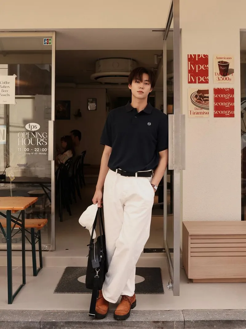 “더워도 멋을 놓지 않았다”…이상윤, 세련된 여름→폴로셔츠로 완성 / 하트페어링 출연자 모델 이상윤 인스타그램