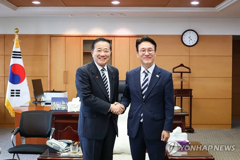 김민석 한일협력 강조, 조문에 울림
