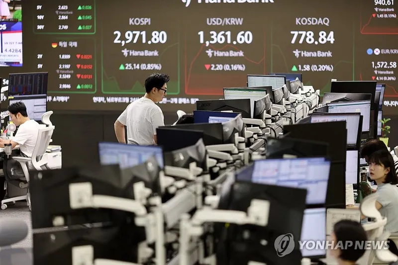 코스피, 중동 긴장 완화에 2,980선 회복…코스닥도 강세