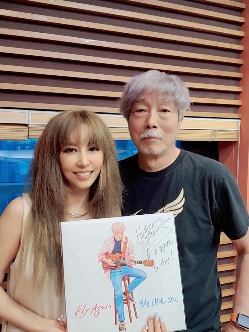 “찐친이란 이런 것”…배철수, 김완선과 포근한 재회→음악적 동행 인증 / 가수 배철수 인스타그램