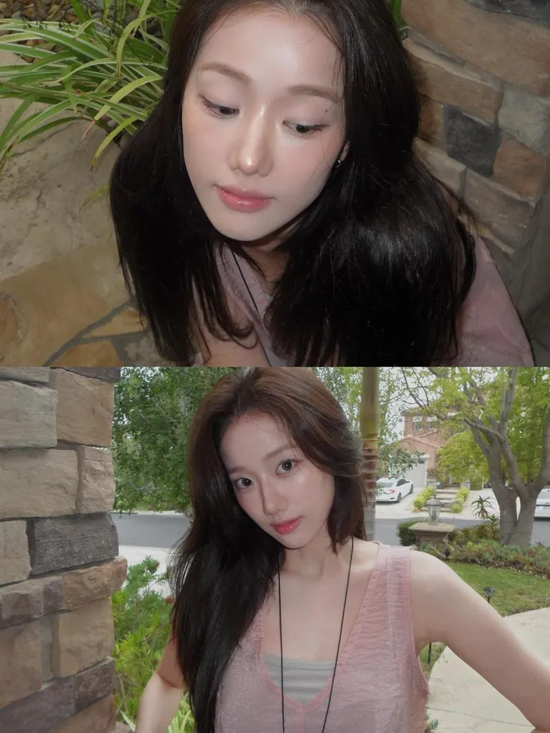 “햇살 아래 담백한 시선”…이나은, 연한 미소→초여름 청량감 가득 / 배우 이나은 인스타그램