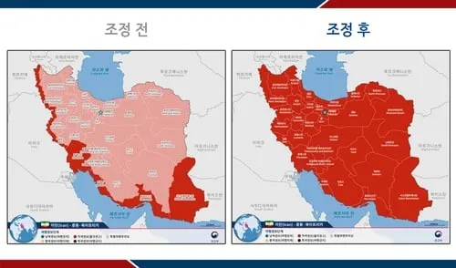 외교부, 이란 전역 출국권고 단행