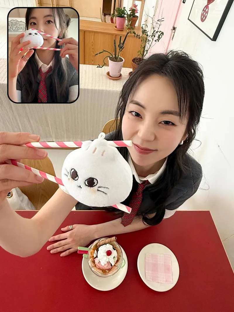 “안냥? 나는 어머냥이야”…안소희, 장난기 가득 오후→러블리 미소 / 배우 안소희 인스타그램