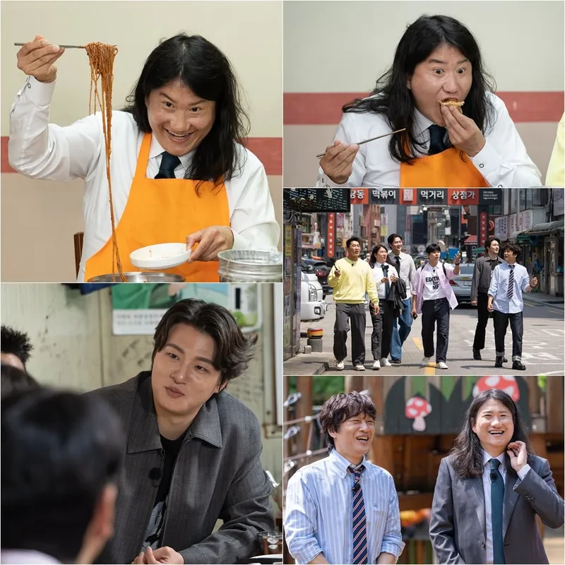 “우일이 와쩌염”…임우일·차태현, ‘핸썸가이즈’ 유쾌한 먹방→밥값 승부 닮은 웃음 / tvN