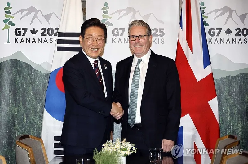 이재명·스타머, FTA 개정 촉구