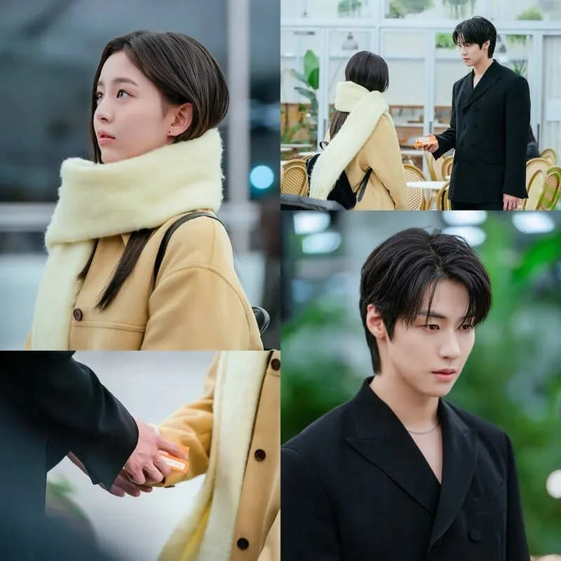 만화 속 장면 현실로…‘사계의 봄’ 박지후-이승협, 연고 투샷→두 청춘의 아련한 시선 / SBS
