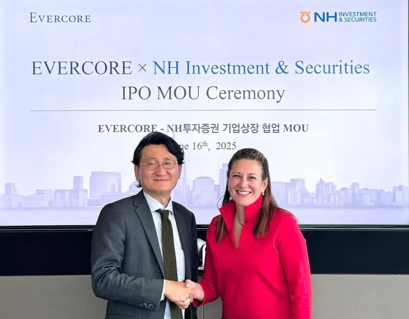 ‘NH투자증권’, 美 에버코어와 IPO 전략적 제휴…국내기업 미국 상장 자문 강화