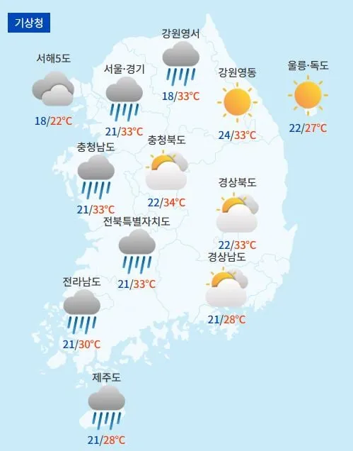 전국날씨예보 / 케이웨더